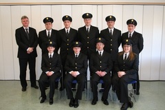 Útskriftarnemendur Fangavarðaskólans 2011 ásamt Guðmundi Gíslasyni skólastjóra