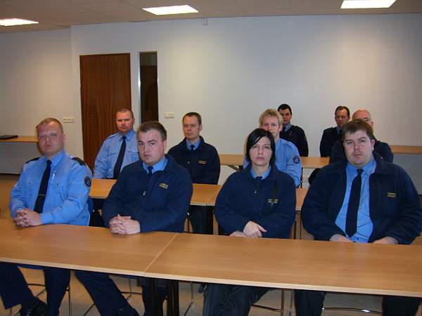 Nemendur Fangavarðaskólans í janúar 2007